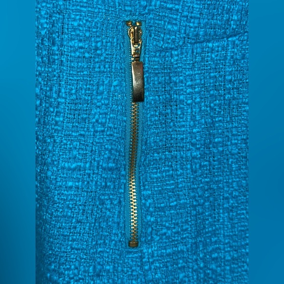 Alfani Women's Turquoise and Gold Hardware Jacket Size 8 - Picture 6 of 6